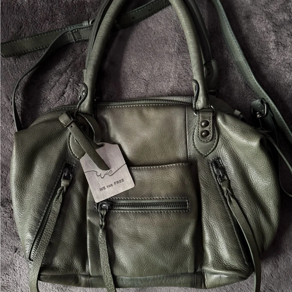 Free People Baby Emerson Secret Sage Tote - Picture 3 of 5